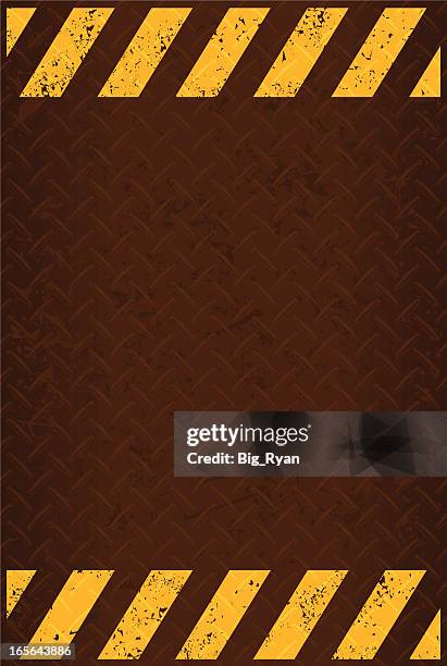 rusted industrial - diamond plate stock illustrations