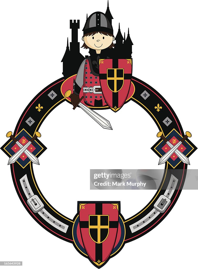 Knight Frame Design Royal Knight Frame High-Res Vector Graphic - Getty Images