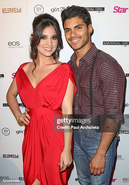 Actors Camila Banus and Marlon Aquino attend Star Magazine's "Hollywood Rocks" party at Playhouse Hollywood on April 4, 2013 in Los Angeles,...