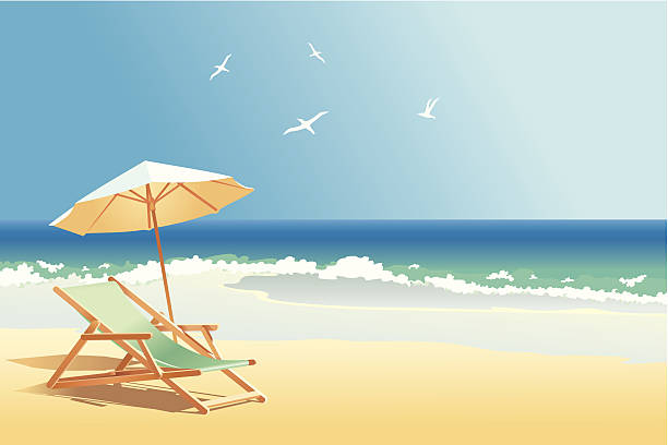 sea - summer background stock illustrations