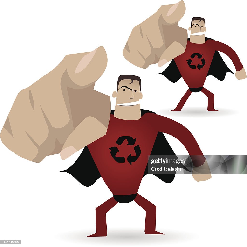 Gesticular mão sinal (): Nós wantyou! Iniciar as acções de protecção do ambiente!