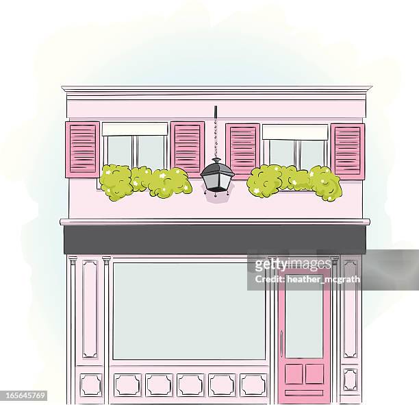 ilustrações de stock, clip art, desenhos animados e ícones de loja online-de-rosa - cultura francesa