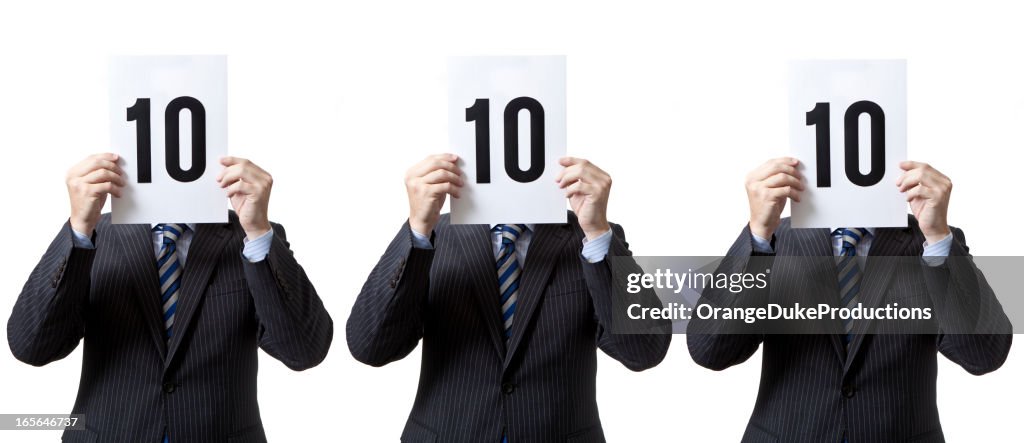 Perfect Score Work Businessmen Perfect Score High-Res Stock Photo - Getty Images
