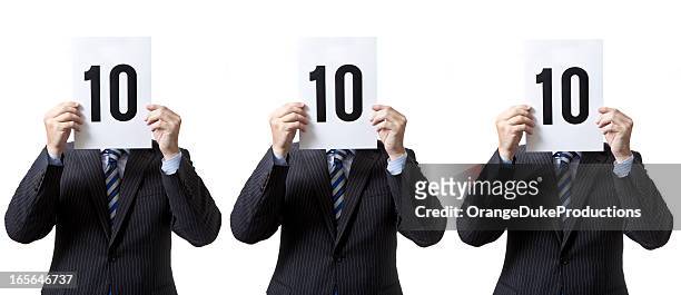 businessmen - perfect score! - scoring stock pictures, royalty-free photos & images