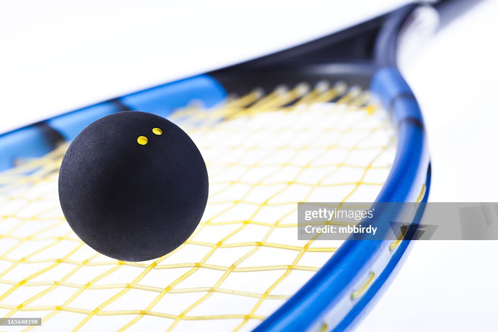 Squash racquetball and racket