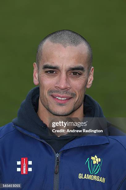 Rob Ahmun, Strength and Conditioning Coach, poses for a portrait during the Glamorgan CCC Photocall on April 4, 2013 in Cardiff, Wales.