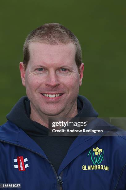 Richard Almond, Head of Cricket Development, poses for a portrait during the Glamorgan CCC Photocall on April 4, 2013 in Cardiff, Wales.