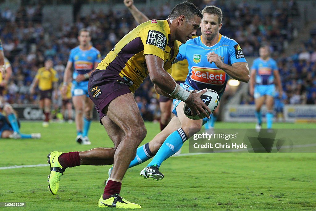 NRL Rd 5 - Titans v Broncos