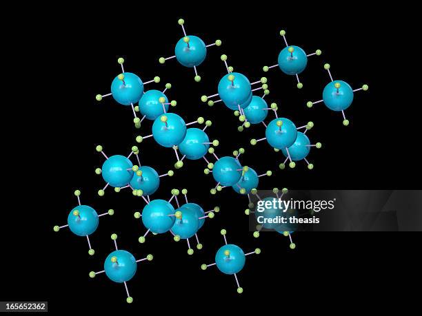 crystaline structure of uranium hexafluoride - uranium stock pictures, royalty-free photos & images