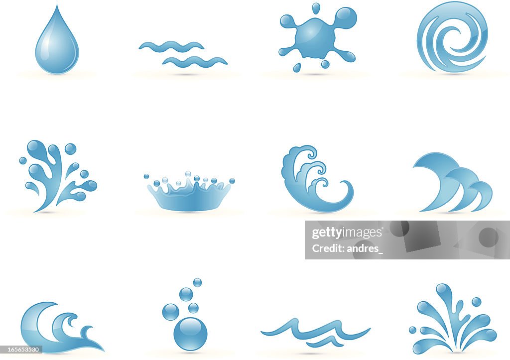 Water icons