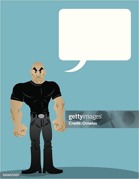 john cafe - bouncer stock illustrations