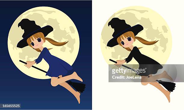 21 Kids Flying Broom Cartoon Photos and Premium High Res Pictures - Getty  Images