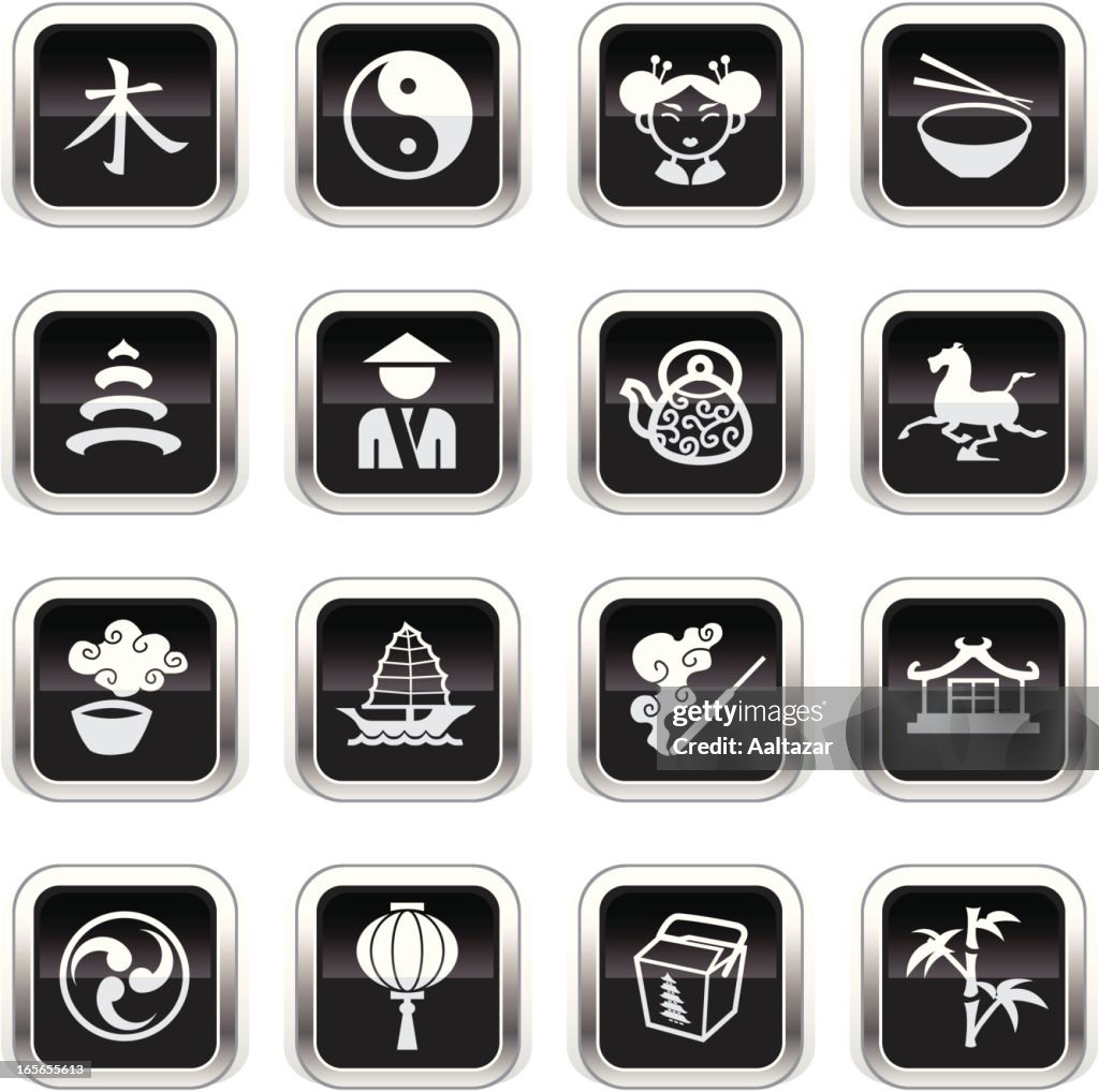Supergloss Black Icons - China