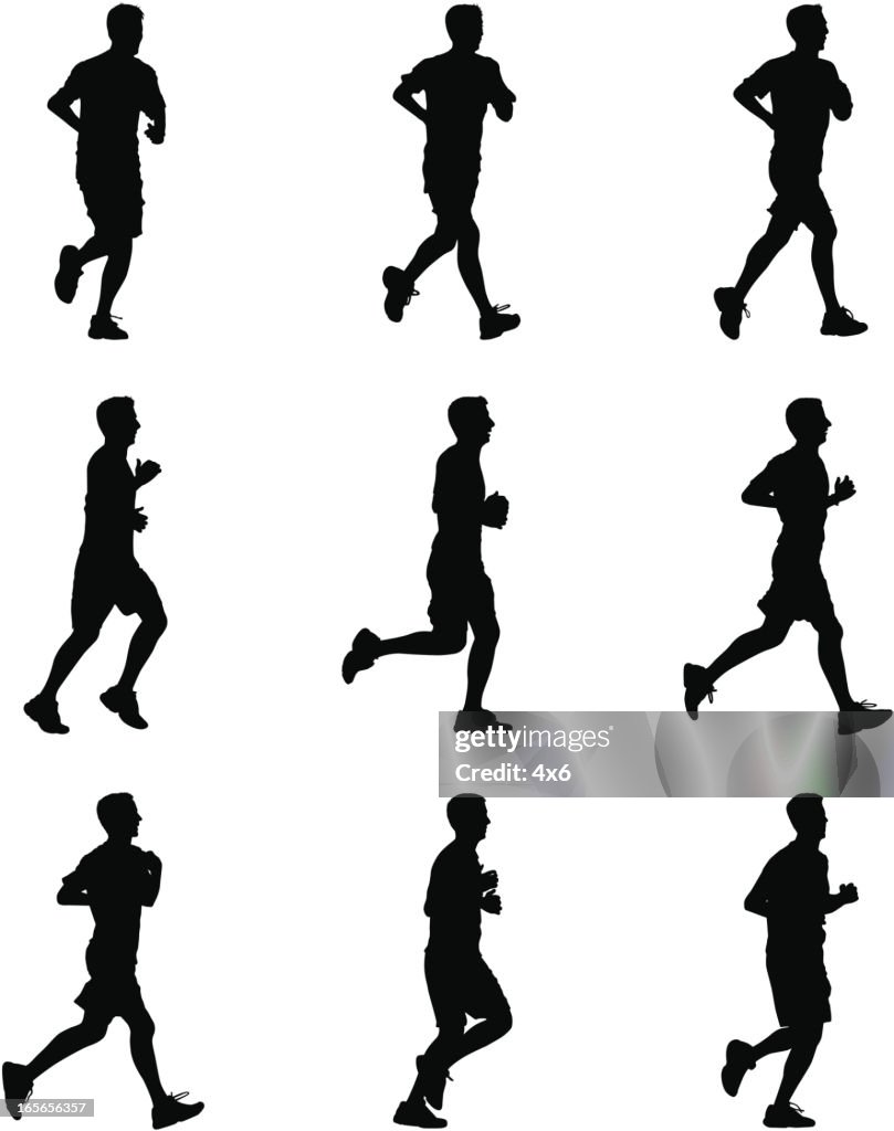 Male Runners High-Res Vector Graphic - Getty Images