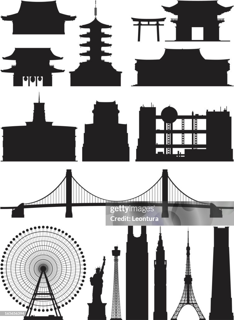 Incredibly Detailed Tokyo Buildings