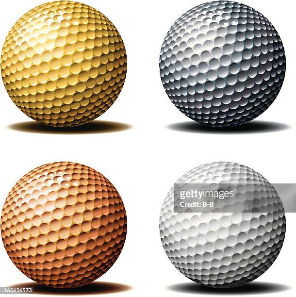 ゴルフボールトロフィー - golf ball点のイラスト素材／クリップアート素材／マンガ素材／アイコン素材
