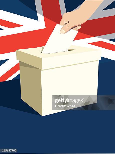 ilustrações, clipart, desenhos animados e ícones de british urna - uk elections