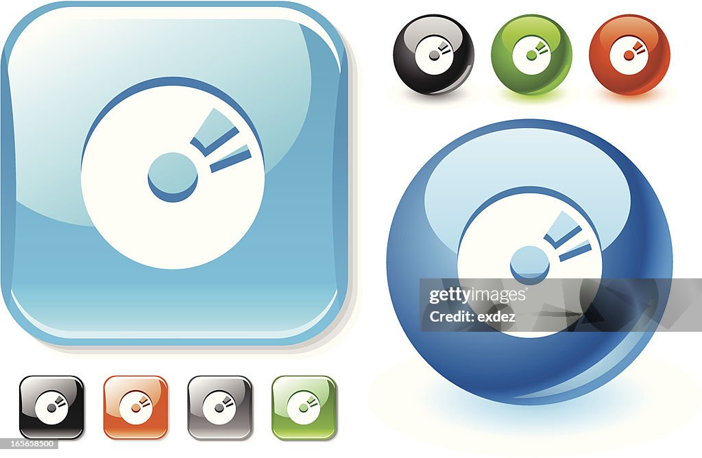 CD icon set