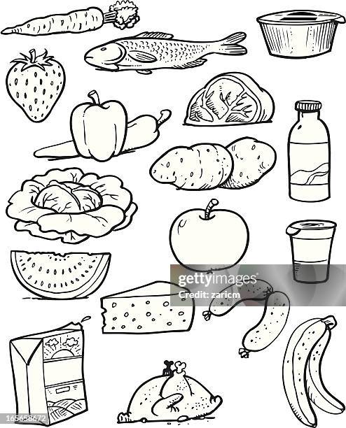 food - yogurt container stock illustrations