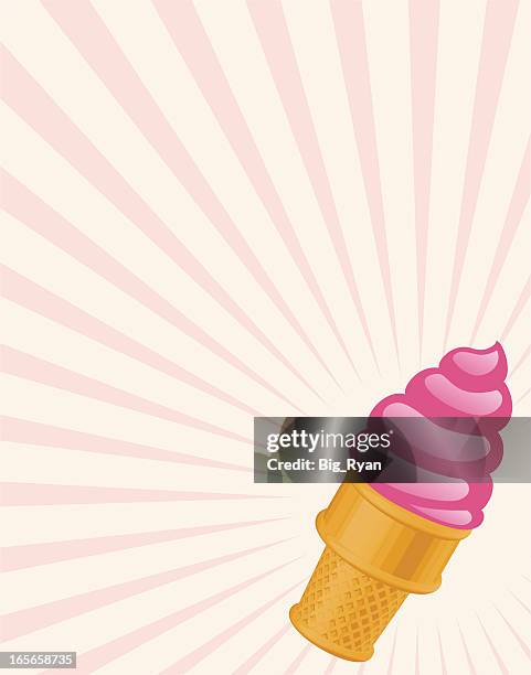 soft serve background - yogurt swirl stock illustrations