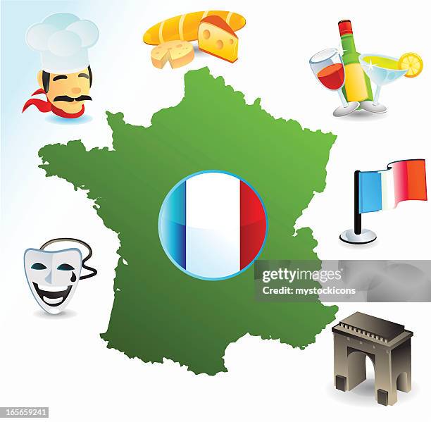 france - french wine region stock illustrations