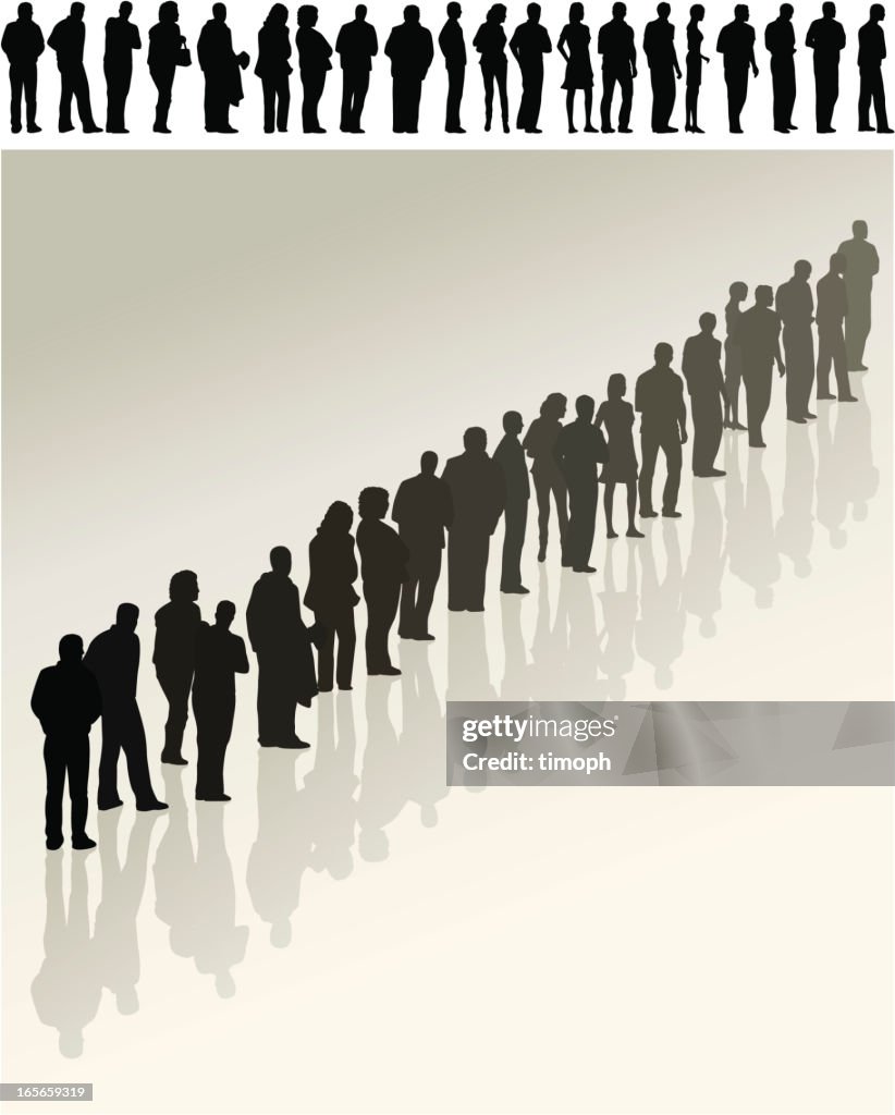 Queue High-Res Vector Graphic - Getty Images