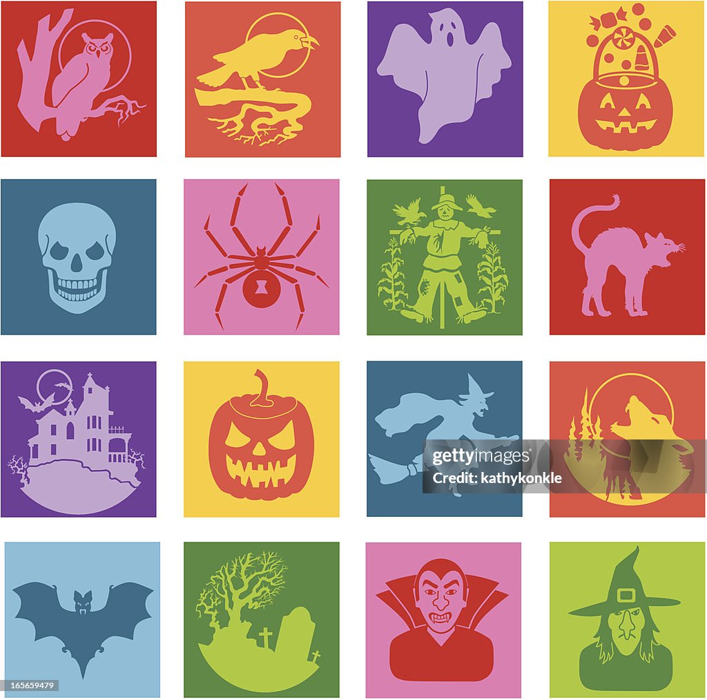 Hallowen icons
