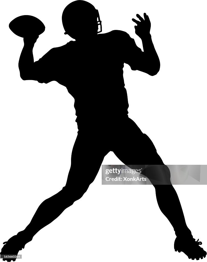 QB Throw Silhouette