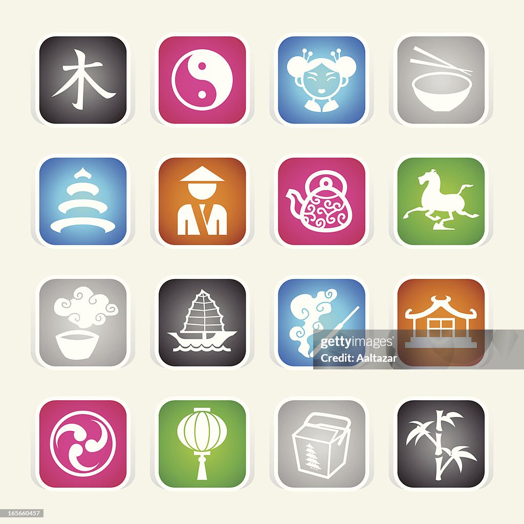 Multicolor Icons - China
