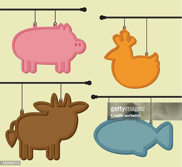 54 Hanging Meat High Res Illustrations - Getty Images