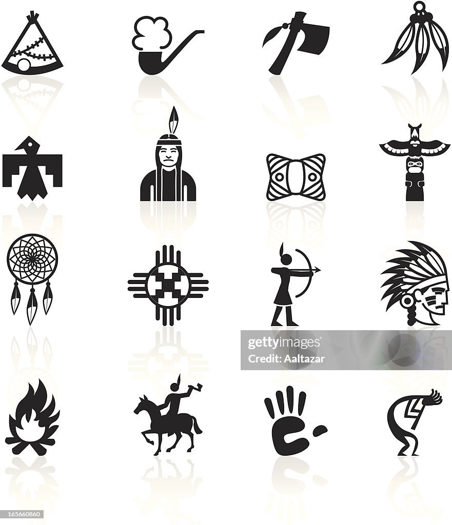 Black Symbols - Native American