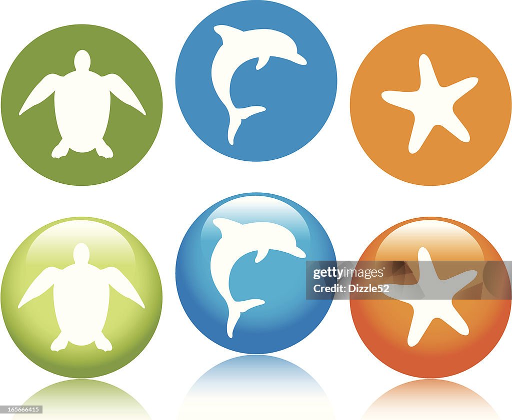 Sea Life Icons