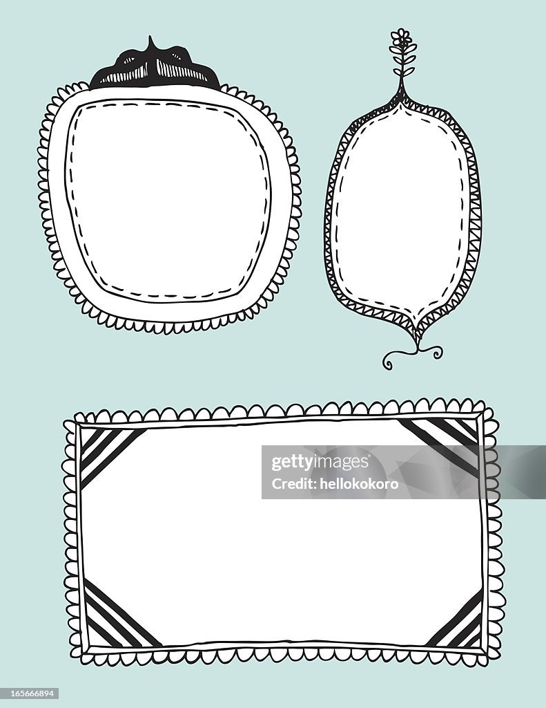 Basic Drawing Line Frame Line Drawing Frames High-Res Vector Graphic - Getty Images