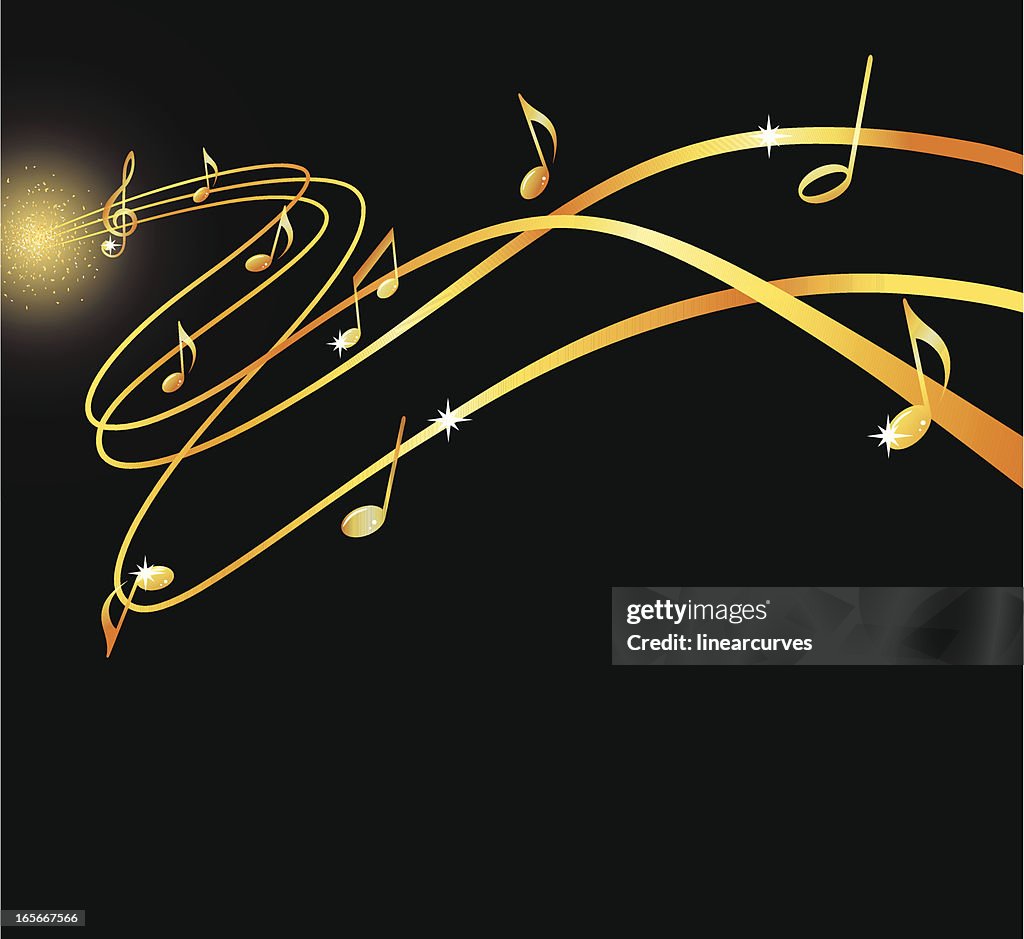 Golden musical flow