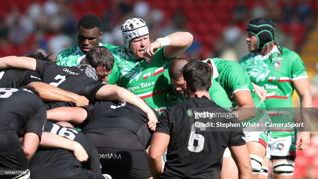 Leiscter Rugby Leicester Tigers' Nic Dolly during the Premiership Rugby Cup Round 1 ...