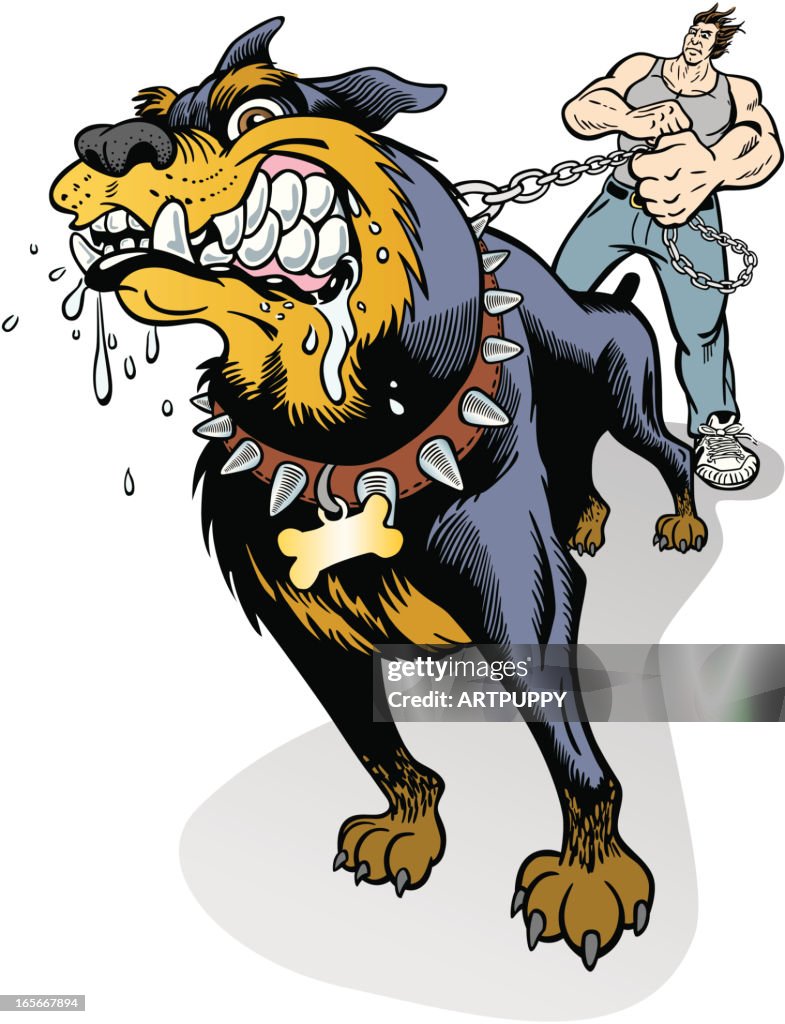 Mad Cachorro com Coleira de Cachorro