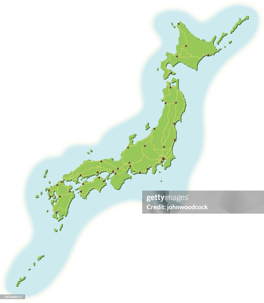 Japan map