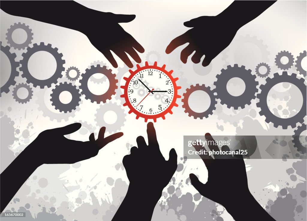 Time Images Control The Time High-Res Vector Graphic - Getty Images