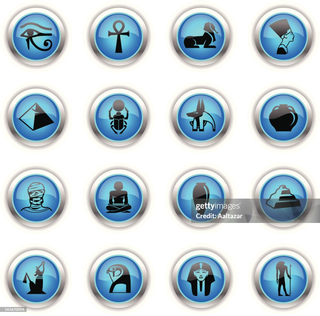 Blue Icons - Egypt