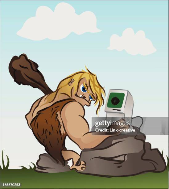 Caveman Computer Sad Caveman Computer Photos and Premium High Res Pictures - Getty Images