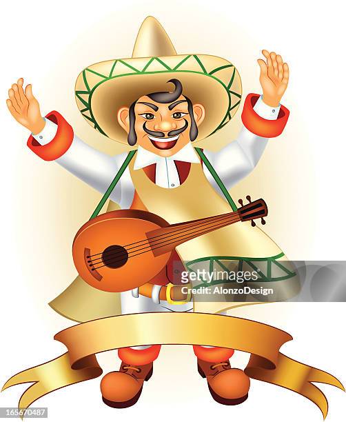 mariachi - tache sang stock illustrations
