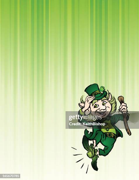 leprechaun - saint patrick's day - leprechaun stock illustrations