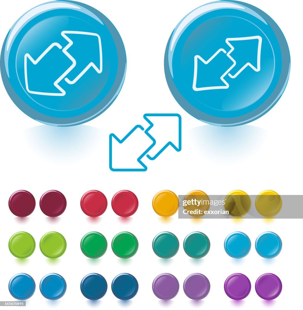 Internet Control Buttons Internet Buttons Exchange High-Res Vector Graphic - Getty Images