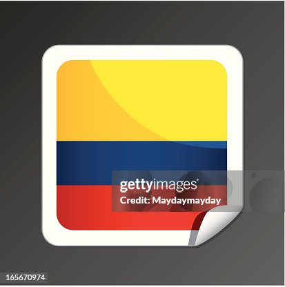Ecuador flag button Ecuador flag button