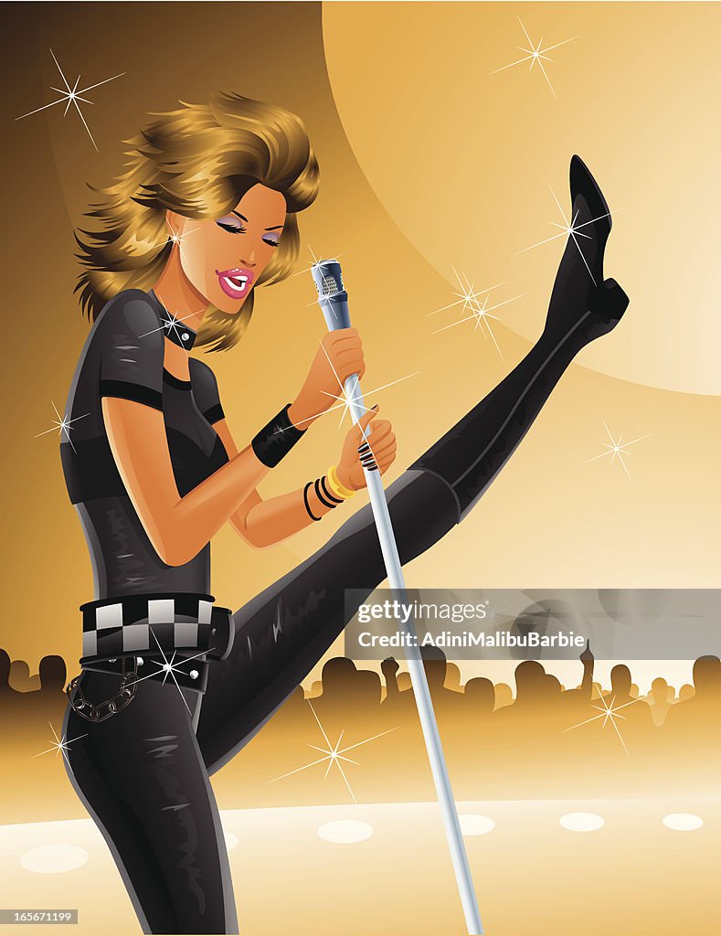Pop Rock Star High-Res Vector Graphic - Getty Images