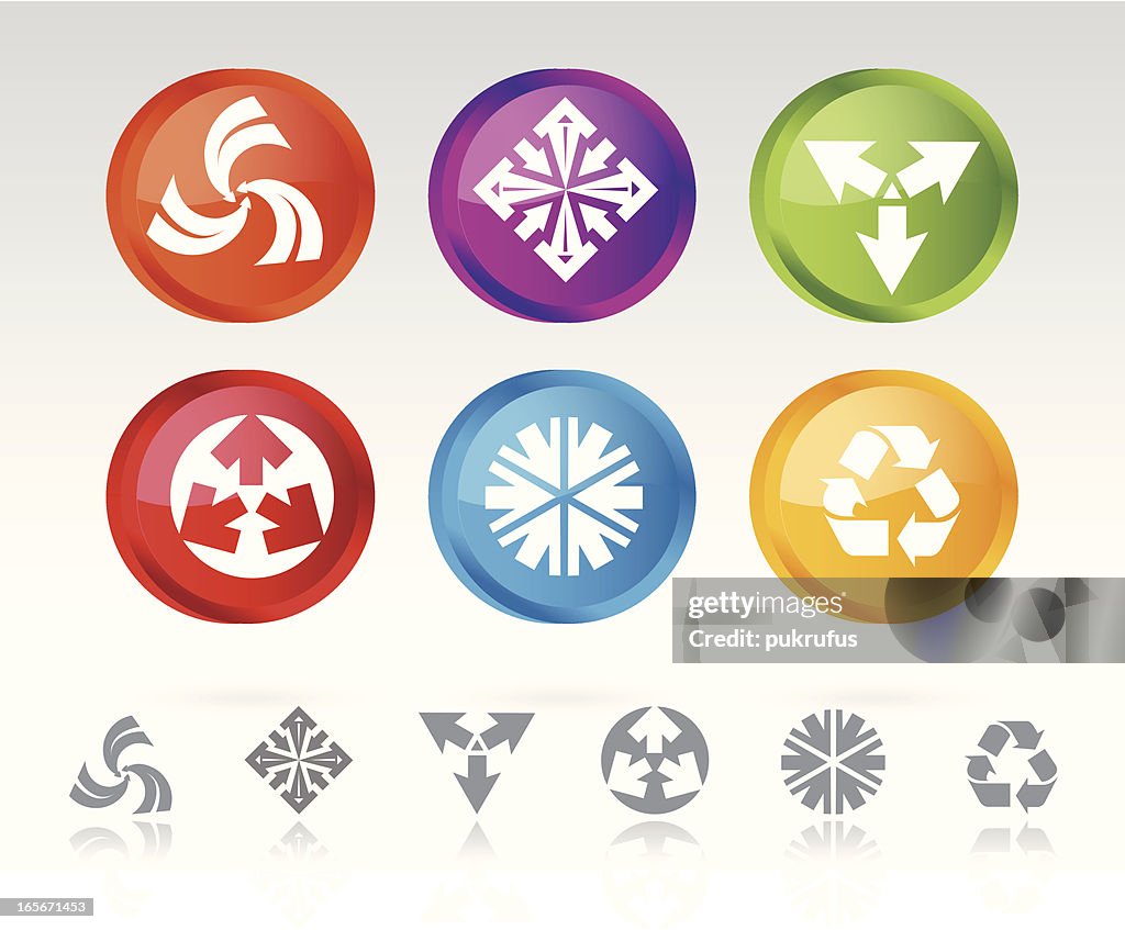 Buttons Arrows High-Res Vector Graphic - Getty Images