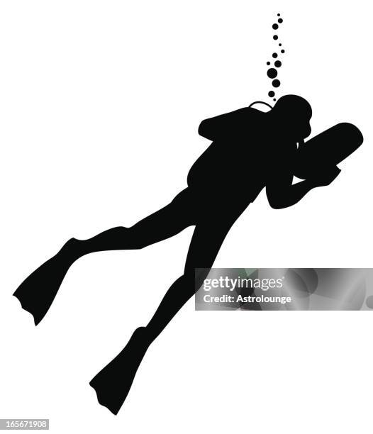 diver - deep sea exploration stock illustrations