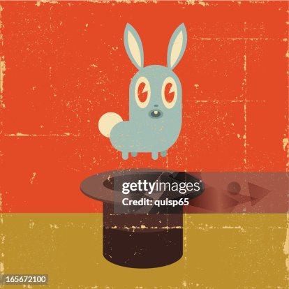 Magic Rabbit Grunge High-Res Vector Graphic - Getty Images