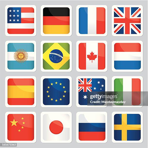 flaggen der welt - english-flag stock-grafiken, -clipart, -cartoons und -symbole
