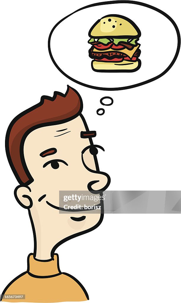 Hungry Guy High-Res Vector Graphic - Getty Images